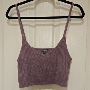 Wild Fable Lavender Ribbed Crop Top